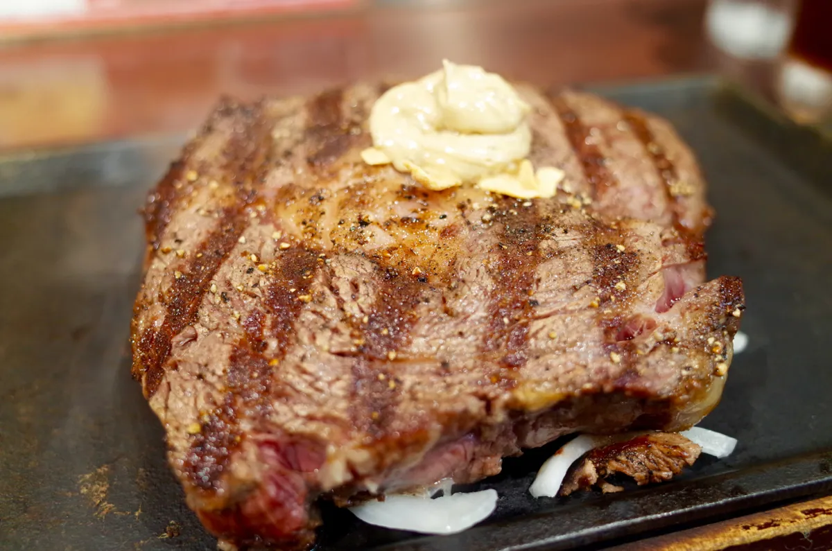 リブロース400グラムどーん！