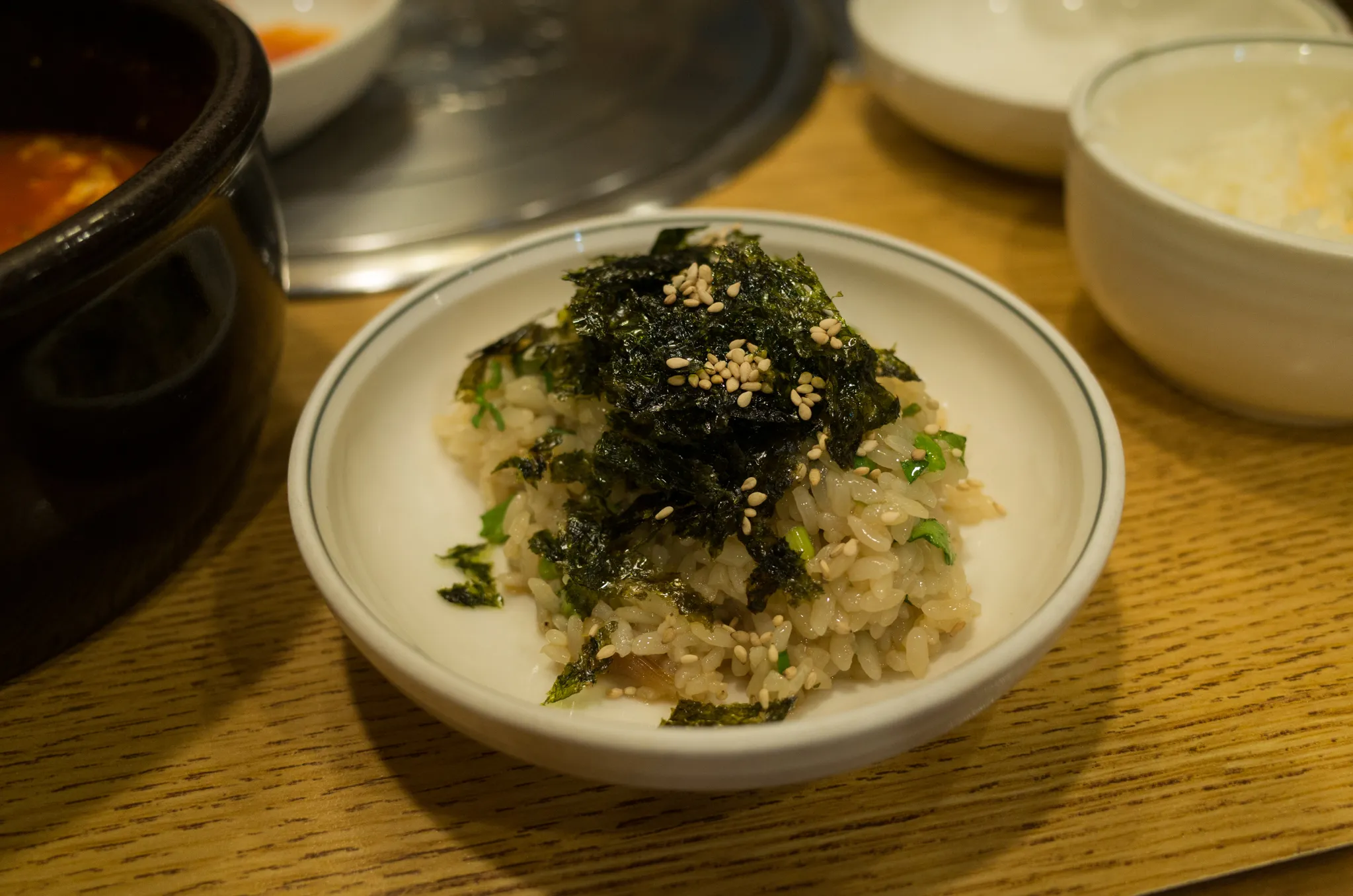 いい感じのママが残ったスープで和えご飯つくってくれた